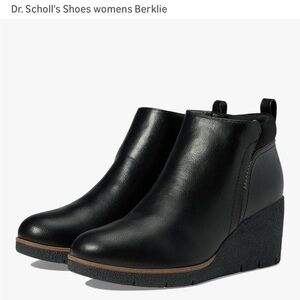 Dr. Scholl's Black Wedge Ankle Shoes